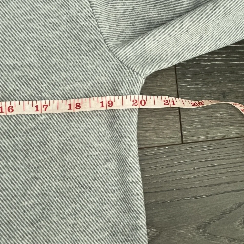 J Crew CrewCut Boys‎ Striped Hoodie Pullover SweatShirt Gray Size XXL 15-16 Cozy